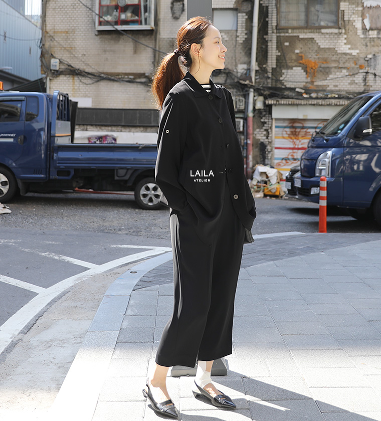 라무르 가디건 버튼 자켓