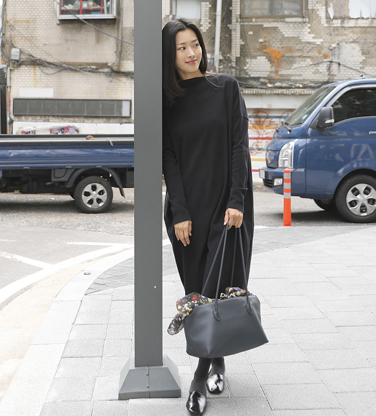 라무르 코튼 저지 드레스