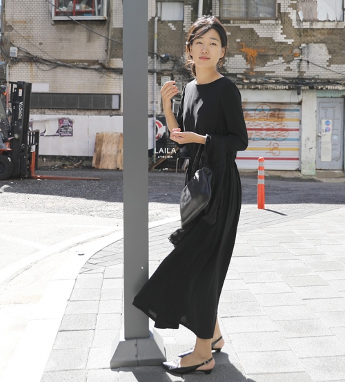 밀렌 블랙 드레스