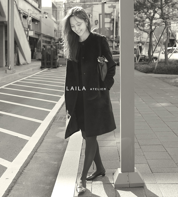 아르웬 울 알파카 코트