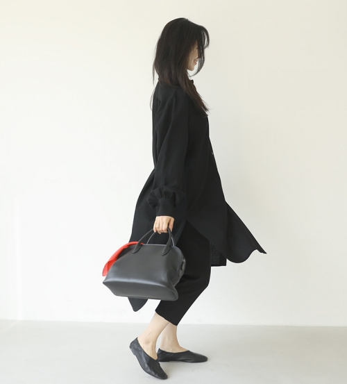 멜라니 울 언발 셔츠