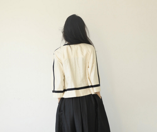 멜라스 실크 자켓