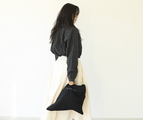 리로우 나일론 스커트