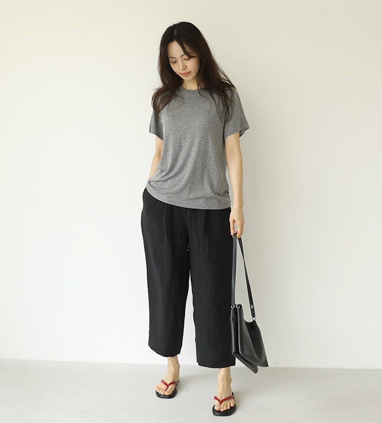 플로리스 울 티셔츠멜란지