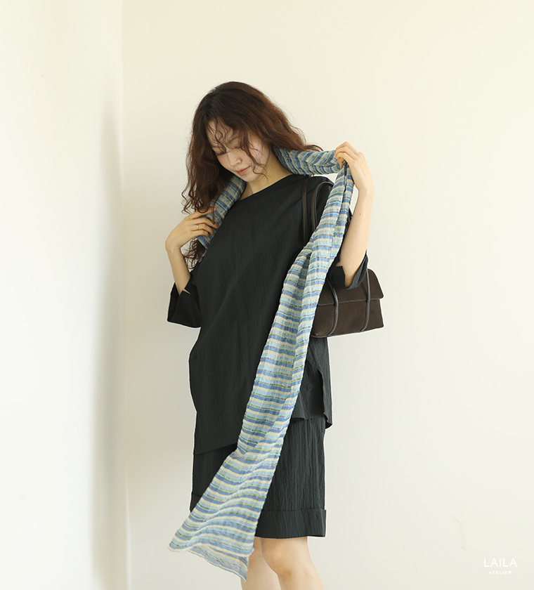 밀로나 실크 스카프