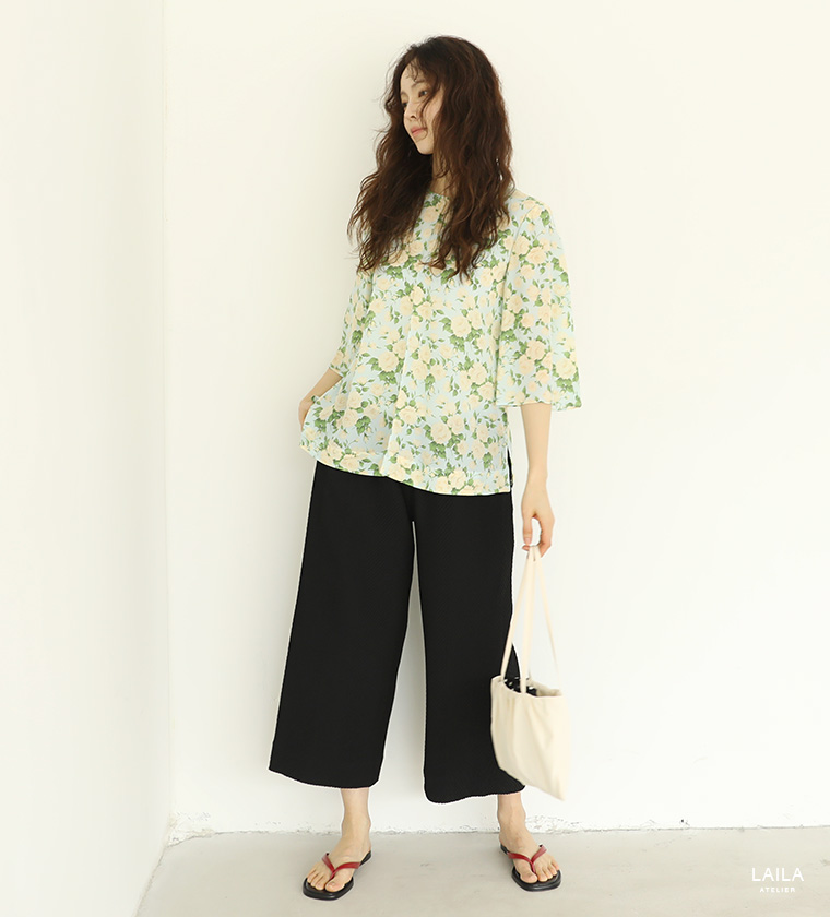 데시엘 실크 블라우스