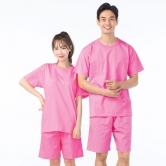 핑크 티셔츠,반바지 (남,여공용-사이즈선택)