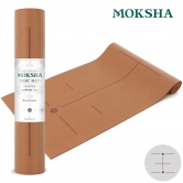 모크샤 베이직매트 센터라인 요가매트 - 카라멜 1750×610×6.3mm
