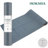 모크샤 베이직매트 센터라인 요가매트 - 그레이 1750×610×6.3mm