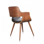 인조가죽 스펀지 쿠션으로 제작 커피숍 카페 매장 바퀴없는 고정 의자