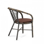 야외 카페 인조 라탄 등나무 디자인 정원 펜션 테라스 철재 프레임 의자