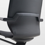 세련된 디자인 화이트 블랙 사무실 강의실 회의실 높낮이조절 패브릭 회전의자