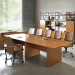 티크상판 보트형 대형 3000 3600 사무실 세미나실 회의실용 테이블