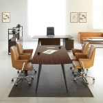 흑단 원톤 컬러 세미나실 6인용 사무용 회의실 회의용 8인용테이블