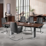 사무실 상담실 회의용 흑단컬러 4인용 6인용 8인용 회의책상 테이블