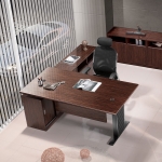 사무실 중역실 고급 업무용 흑단 책상 퀼팅디자인 가정용 서재 책상