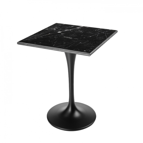 천연 대리석 2인용 마블 식탁 1인용 업소용 카페 다이닝 블랙 테이블