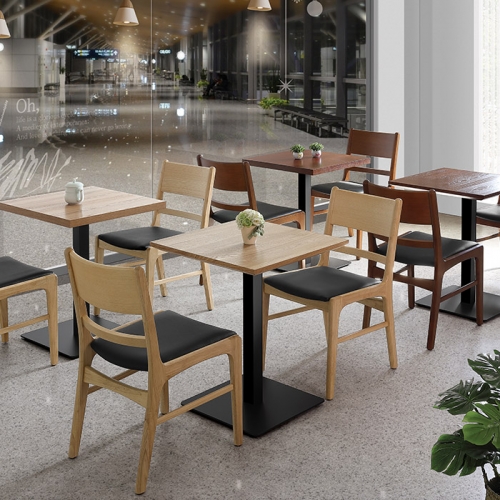 식당 카페 커피숍 레스토랑 가정용 고무나무 인조가죽소재 의자