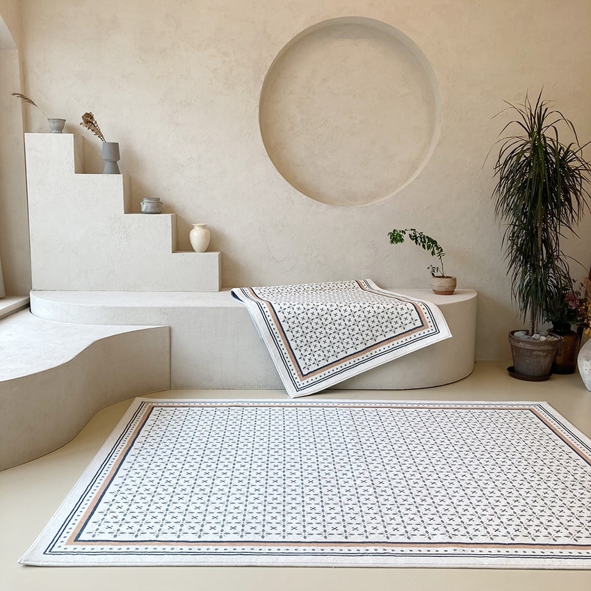 포근한 리카 에스닉 패턴 러그