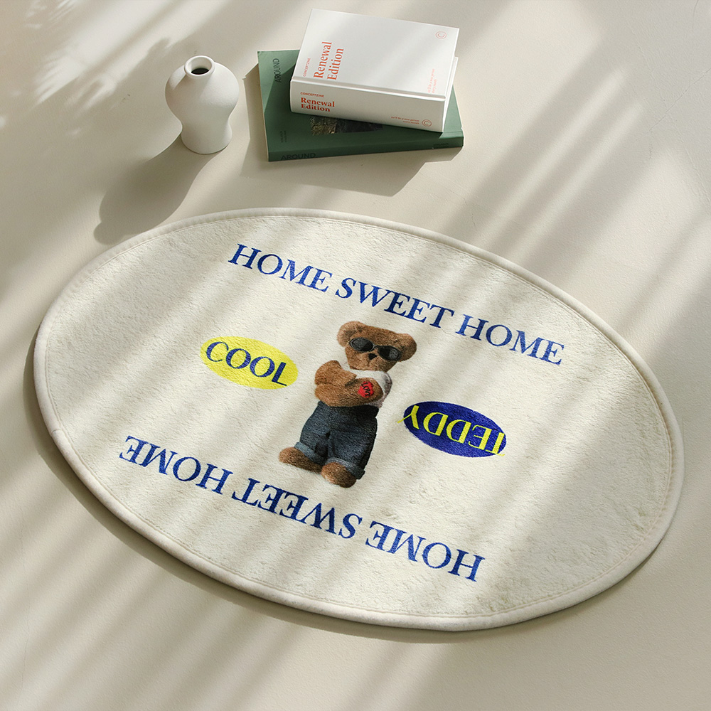 [DTP] 코튼라이크 쿨테디 타원 발매트