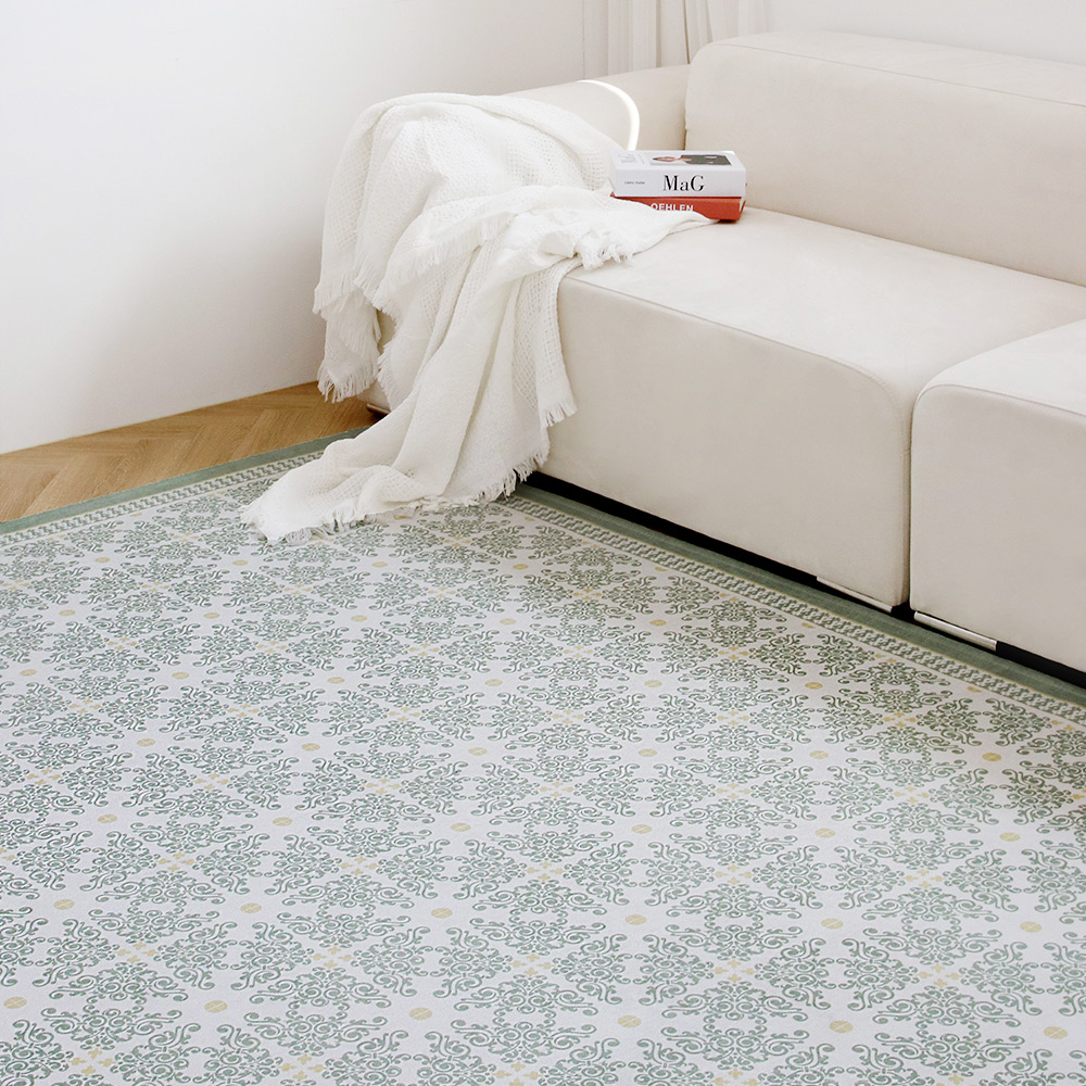 [랜디케어] 모로코타일 셔닐 발수 러그