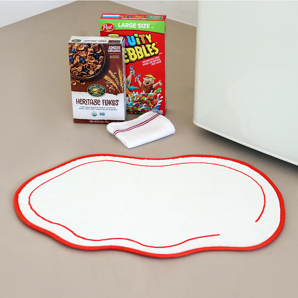 [메모리폼] 폭신한 웨이비라인 매트 45x65