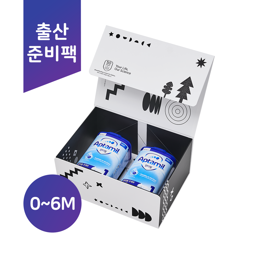 (출산준비팩/한국공식)​ |압타밀 프로누트라 어드밴스 HMO|1단계 800g 2캔
