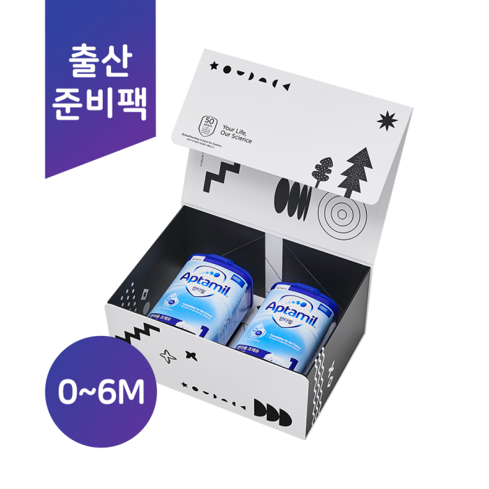 (출산준비팩/한국공식)​ |압타밀 프로누트라 어드밴스 HMO|1단계 800g 2캔