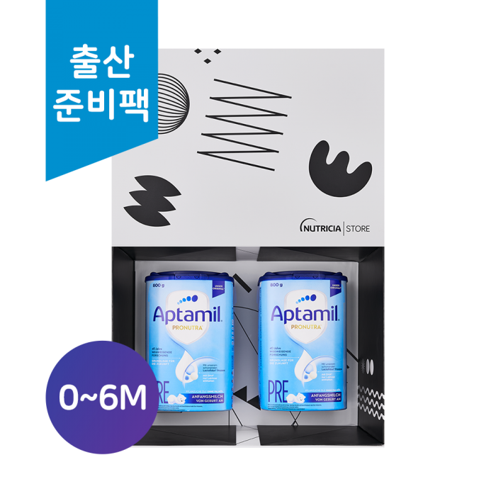 (출산준비팩/독일내수)​| 압타밀 프로누트라 어드밴스 HMO| 프레 PRE 800g 2캔