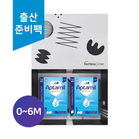 (출산준비팩/독일내수)| 압타밀 프로누트라 밸류팩(대용량)| 1단계 1.2kg 2팩
