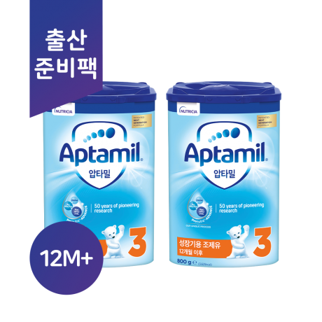 (출산준비팩/한국공식)​| 압타밀 프로누트라 어드밴스 HMO| 3단계 800g 2캔
