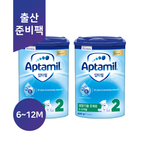 (출산준비팩/한국공식)​| 압타밀 프로누트라 어드밴스 HMO| 2단계 800g 2캔