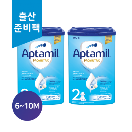 (출산준비팩/독일내수)​| 압타밀 프로누트라 어드밴스 HMO| 2단계 800g 2캔