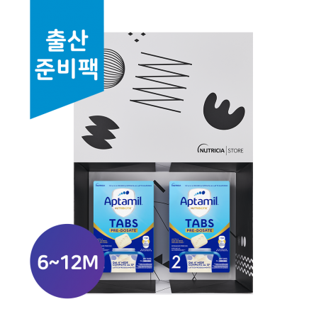 (출산준비팩/유럽내수)​| 압타밀 탭스| 2단계 504g(21스틱) 2박스 이지탭스
