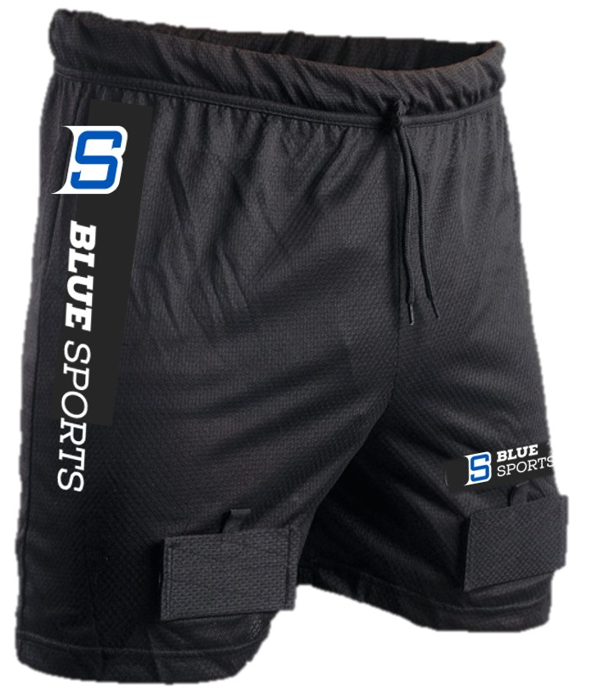 Blue Mesh Short with Pelvic Protector Senior