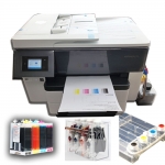 HP7740  A3 A4복합기 팩스 인쇄 스캔 복사 와이파이 무한공급기 HP 7740  A4양면스캔 양면출력 무칩