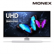 모넥스 MONEX 32인치 UHD 모니터 4K 화질의 UHD모니터 강화유리 60Hz 화이트 블랙 M32UHM
