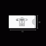 2371 - 아크릴명찰(70x30mm)10개입