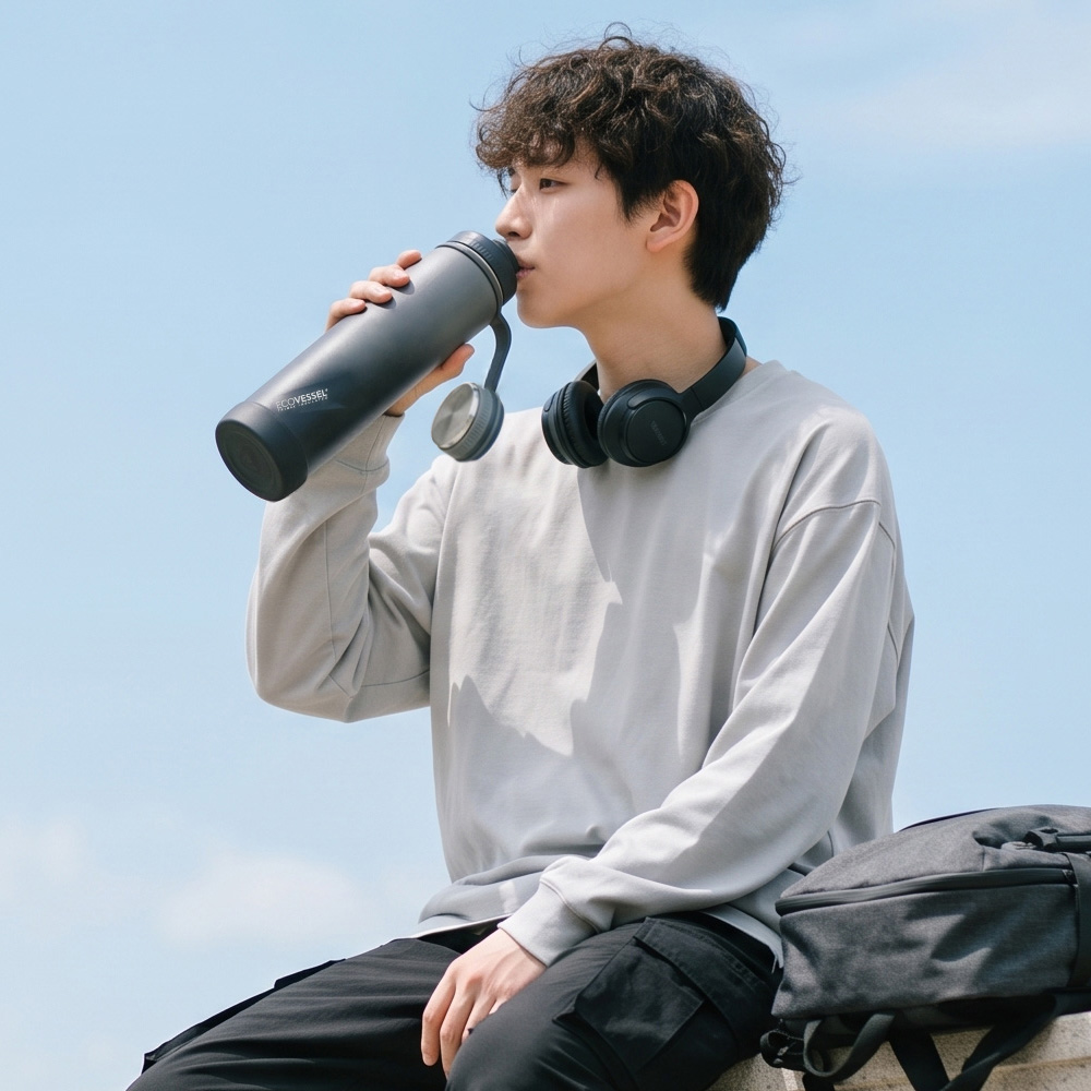 에코베슬 보온 보냉 텀블러 볼더24 709ml