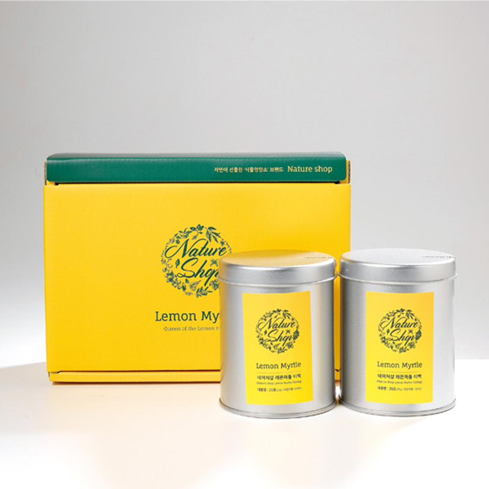 [크리스마스 이벤트 20%+쇼핑백] 네이처샵 레몬머틀 티백세트  티백20포+20포 선물세트