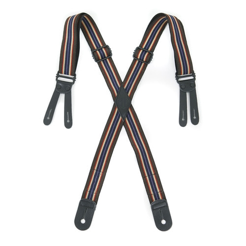 OUTSTANDING BUTTON TAB STRIPE SUSPENDER [STRIPE-2]