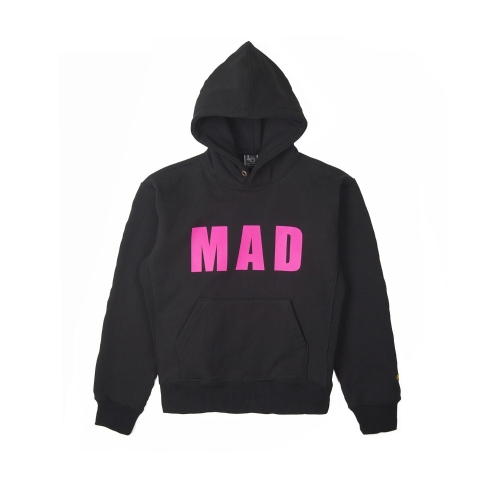 로컬스온리 locals only Mad Pull Over Hoodie "Black"