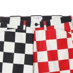 로컬스온리 locals only Checker Board Pants "White x Black x Red"