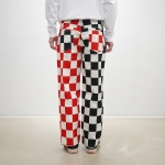 로컬스온리 locals only Checker Board Pants "White x Black x Red"