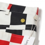 로컬스온리 locals only Checker Board Pants "White x Black x Red"