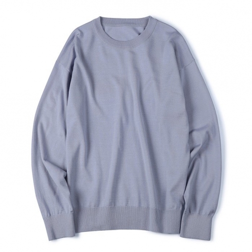 셔터 shirter WASHABLE PURE WOOL CREW NECK KNIT (LAVENDER)