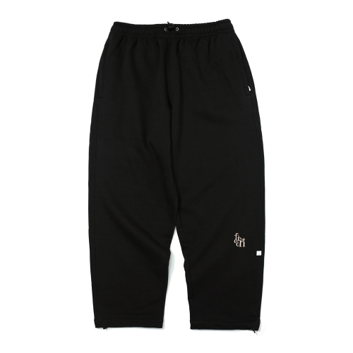 페치 펫치 페치선데이 fetch sunday LOGO EMBROIDERY TRACK PANTS BLACK