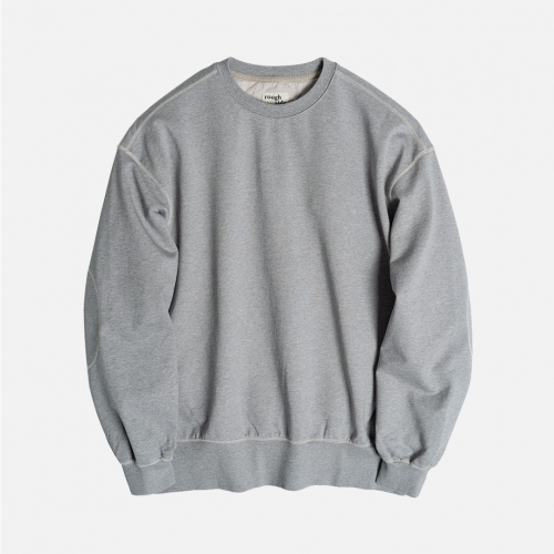 러프사이드 rough side Oversized Sweat Shirt M.Grey