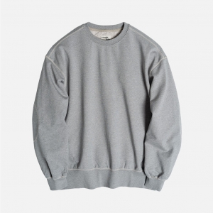 러프사이드 rough side Oversized Sweat Shirt M.Grey