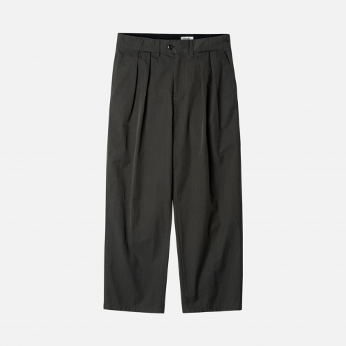 러프사이드 rough side  2Tuck Wide Pants Dark Umber